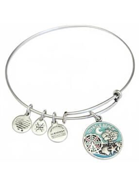 Alex and Ani Myrtle Beach South Carolina Charm Expandable Bangle Bracelet